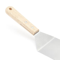 Basics 4-Piece Stainless Steel Barbeque Flat Griddle Spatula Set, Silver