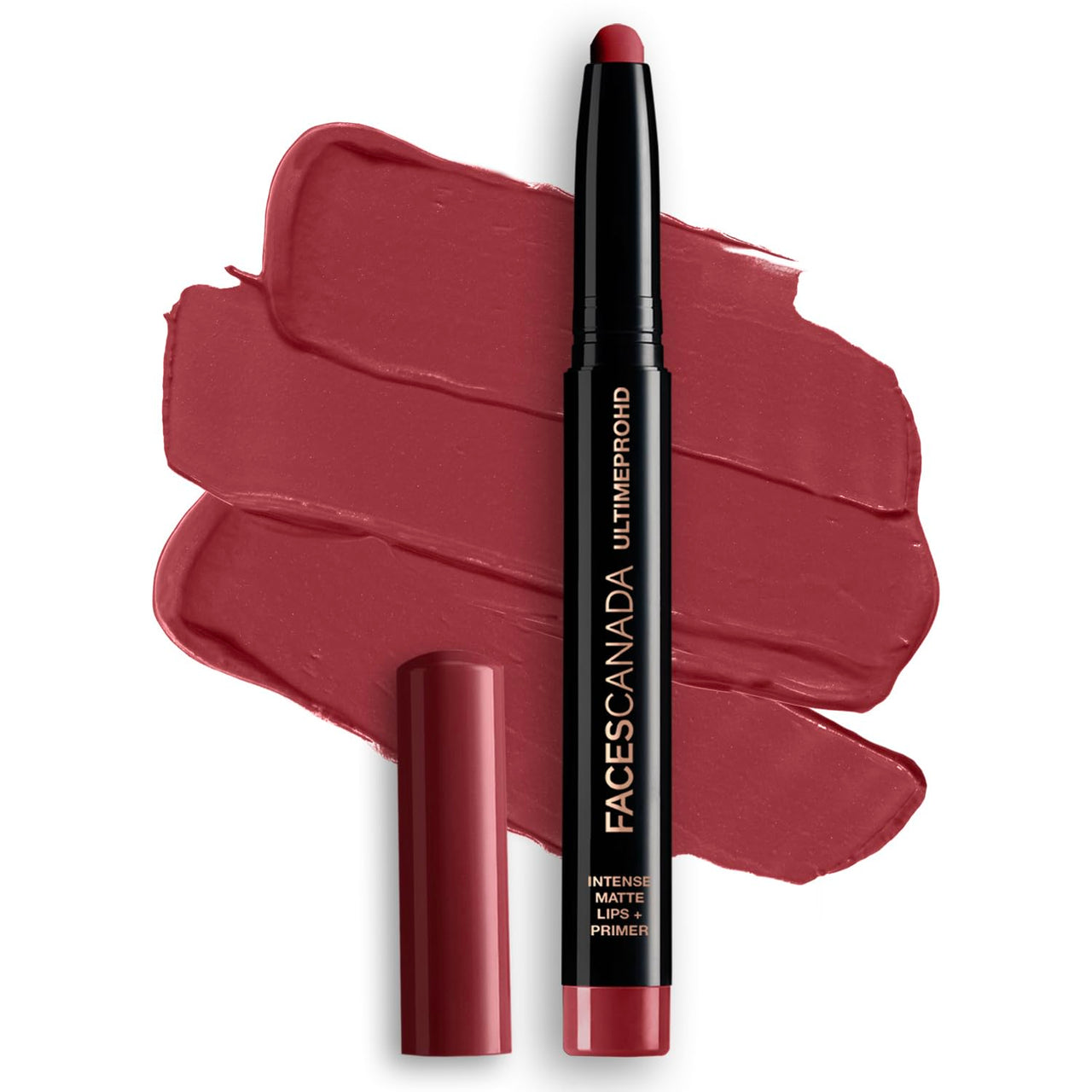 FACESCANADA Ultime Pro Hd Intense Matte Lips + Primer - Blossom N01, 1.4G | 9Hr Long Stay | Primer Infused For Flawless Hd Matte Finish | Intense Color Lightweight Silky Smooth Cream Application
