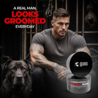 Beardo Creme Power Styling Wax, 75 gm | Cream Hair Wax Men | Crème Styling Wax | Volumizing Wax | Natural Finish | Hair Cream | Hair Wax for Non Stick, Smooth Hair