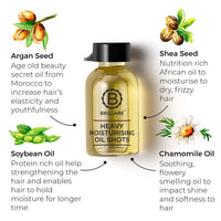 Brillare Argan Hair Oil, Phytolipid & Coconut Hair Oil Shots | Dry & Frizzy Hair | 100% Natural Hair Oil & Brillare Neem Face Wash | for Acne & Pimples | with Bergamot for Clear Skin| 15g Combo