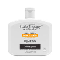 Neutrogena Scalp Therapy Anti-Dandruff Shampoo Extra Strength, Fragrance Free, 12 fl oz