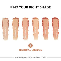 SOKU Wake Up to Make Up Matte Compact Powder with SPF, Castor Oil & Niacinamide | Lightweight & Shine Control | Long Lasting | Conceals Imperfections | Even Tone Complexion| Face Powder (Sea Shell 01) - 9 g