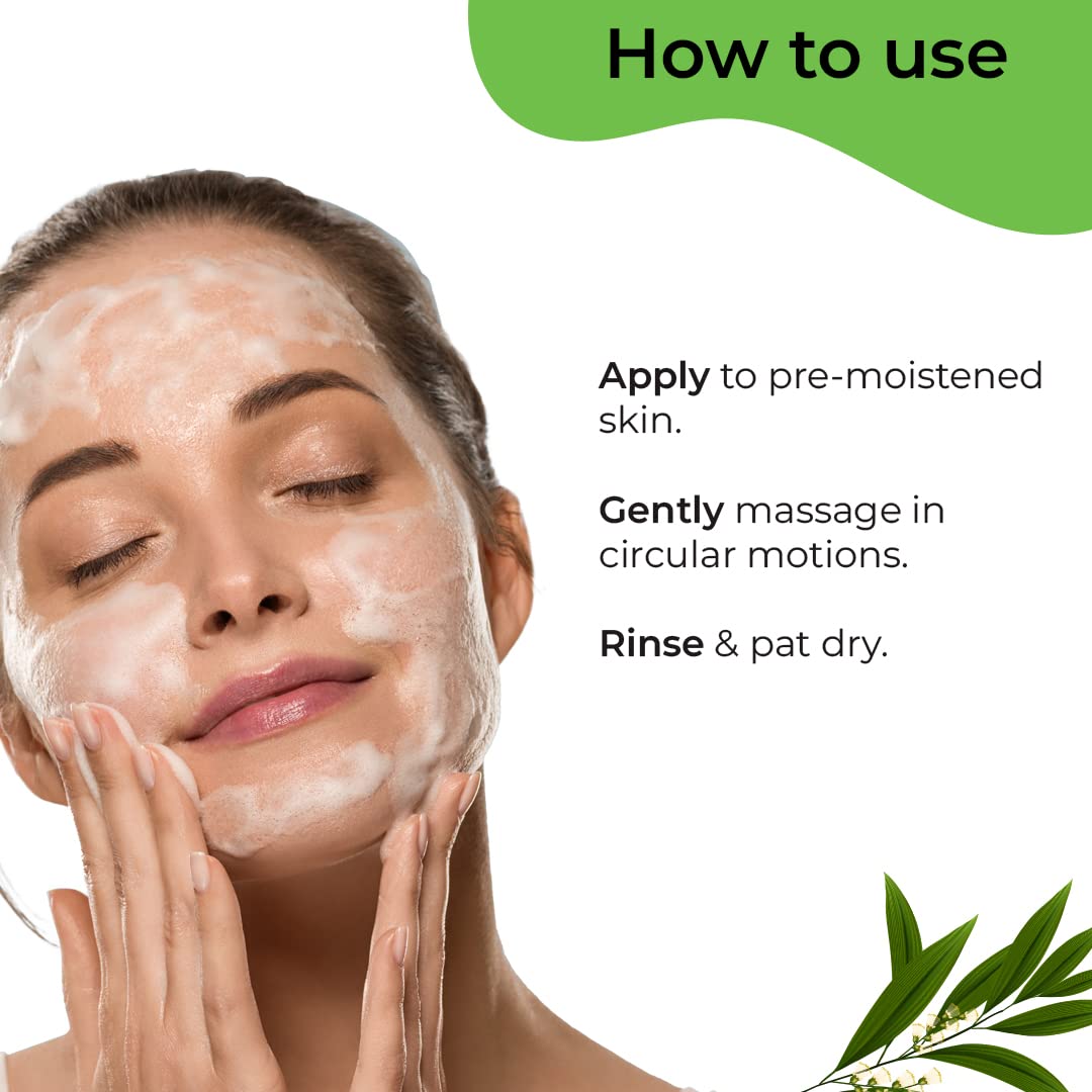 Pilgrim 1% Salicylic Acid Gel Face Wash 100 ml | Gel Face Wash with CICA & Tea Tree For Men & Women, for Oily skin, Acne Prone Skin, Non Drying Cleanser for Face