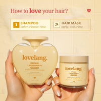 lovelang Mango + Hyaluronic Shampoo | Frizz Control & Hydration Boost | Smoothens & Softens Hair | for Dry, Frizzy Hair| Fruity Mango Scent | 230ml