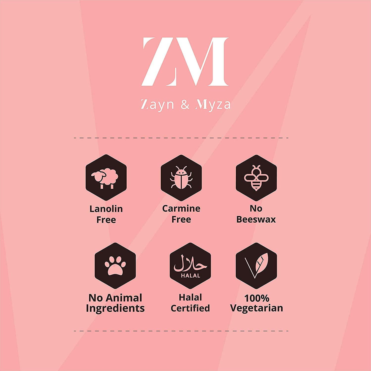 ZM Zayn & Myza Transfer-Proof Power Matte Finish Lip Colour I Smudge Proof & Water Resistant I Light Weight & Extremely Smooth Formula I Vegan - Full Fuchsia, 6 ml