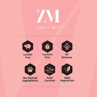 ZM Zayn & Myza Transfer-Proof Power Matte Finish Lip Colour I Smudge Proof & Water Resistant I Light Weight & Extremely Smooth Formula I Vegan - Rose Pink, 6 ml