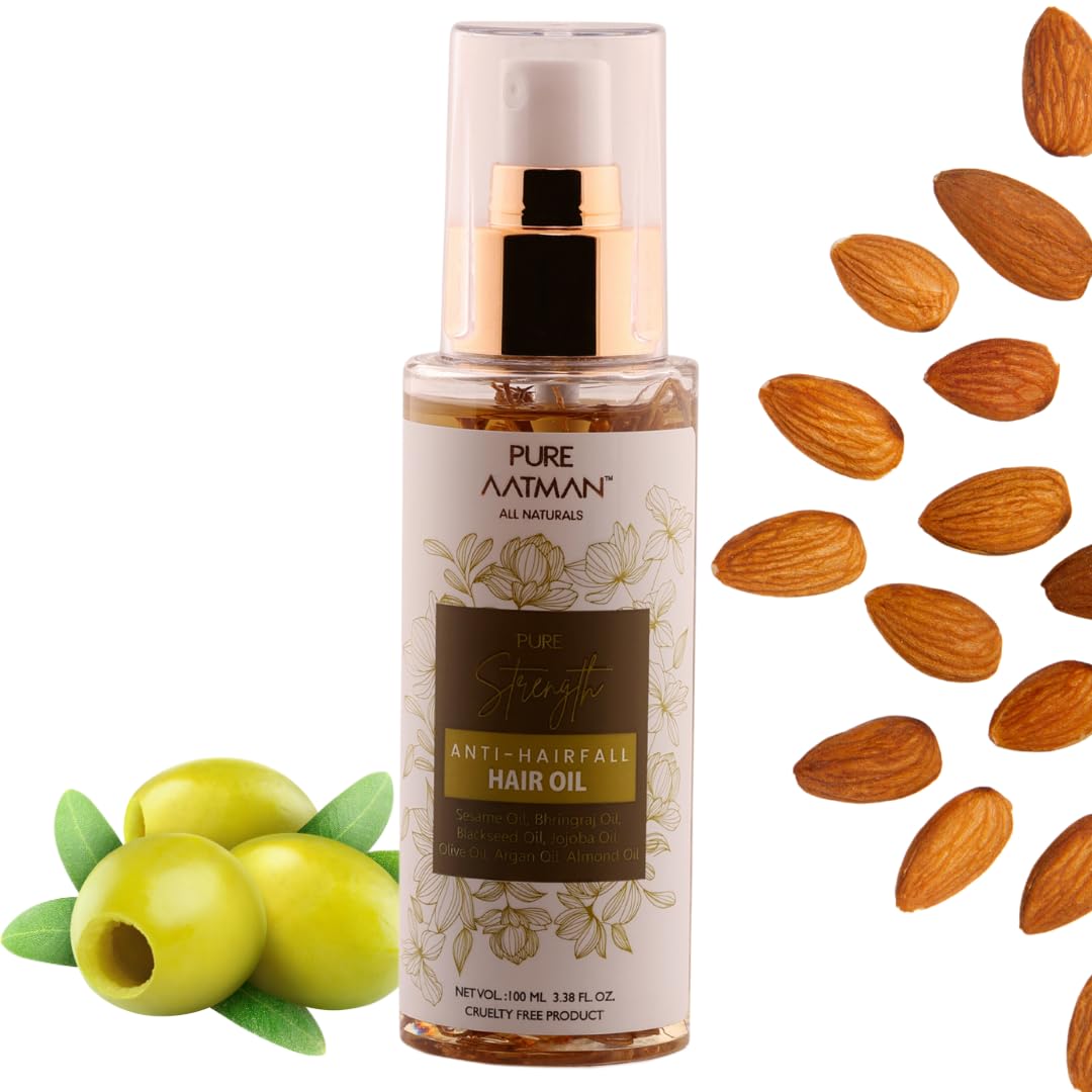 PURE AATMAN Hair Oil for women girls men ladies Hairfall Hair Oil | Hairfall and Stimulates Hair Growth| Reduces Hairfall