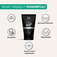 The Man Company De Tan Face Care Kit for Glowing & Moisturised Skin with Charcoal Face wash, Scrub & Moisturizing Cream - Set of 3