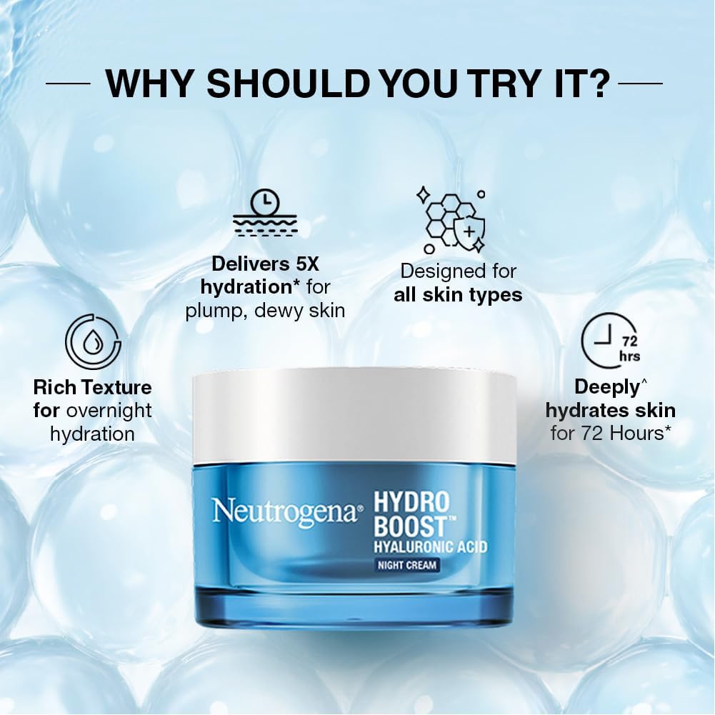Neutrogena Hydro Boost Hyaluronic Acid Night Cream 50g