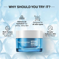 Neutrogena Hydro Boost Hyaluronic Acid Night Cream 50g