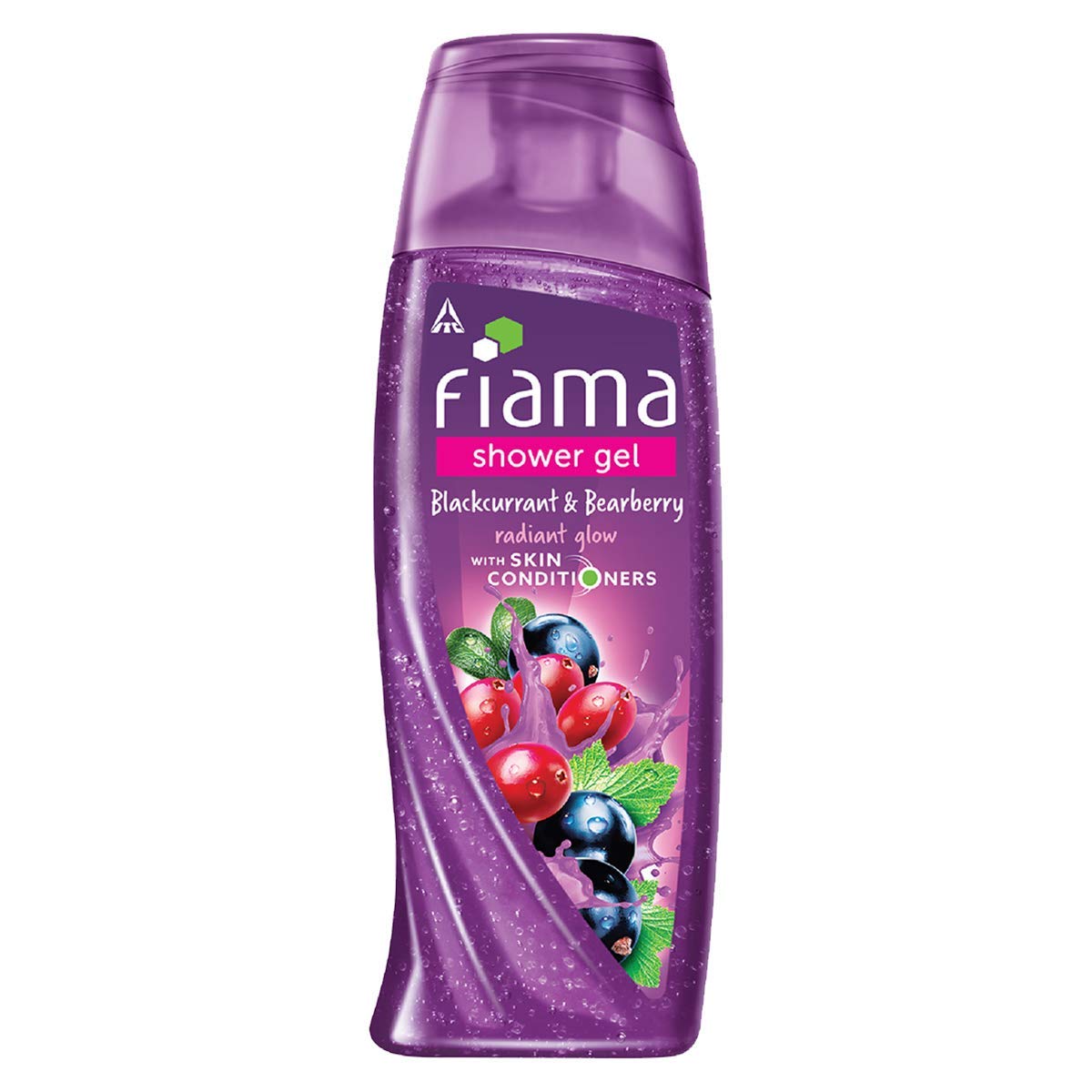 Fiama Shower Gel Peach & Avocado & Fiama Shower Gel Blackcurrant & Bearberry Body Wash With Skin Conditioners For Radiant Glow 250ml +250ml (Pack of 2)