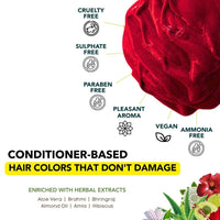 paradyes Top-Up Semi-Permanent Rubra Red Diy Conditioner Based Hair Colour, 120 Gm,All,Unscented,1 Count