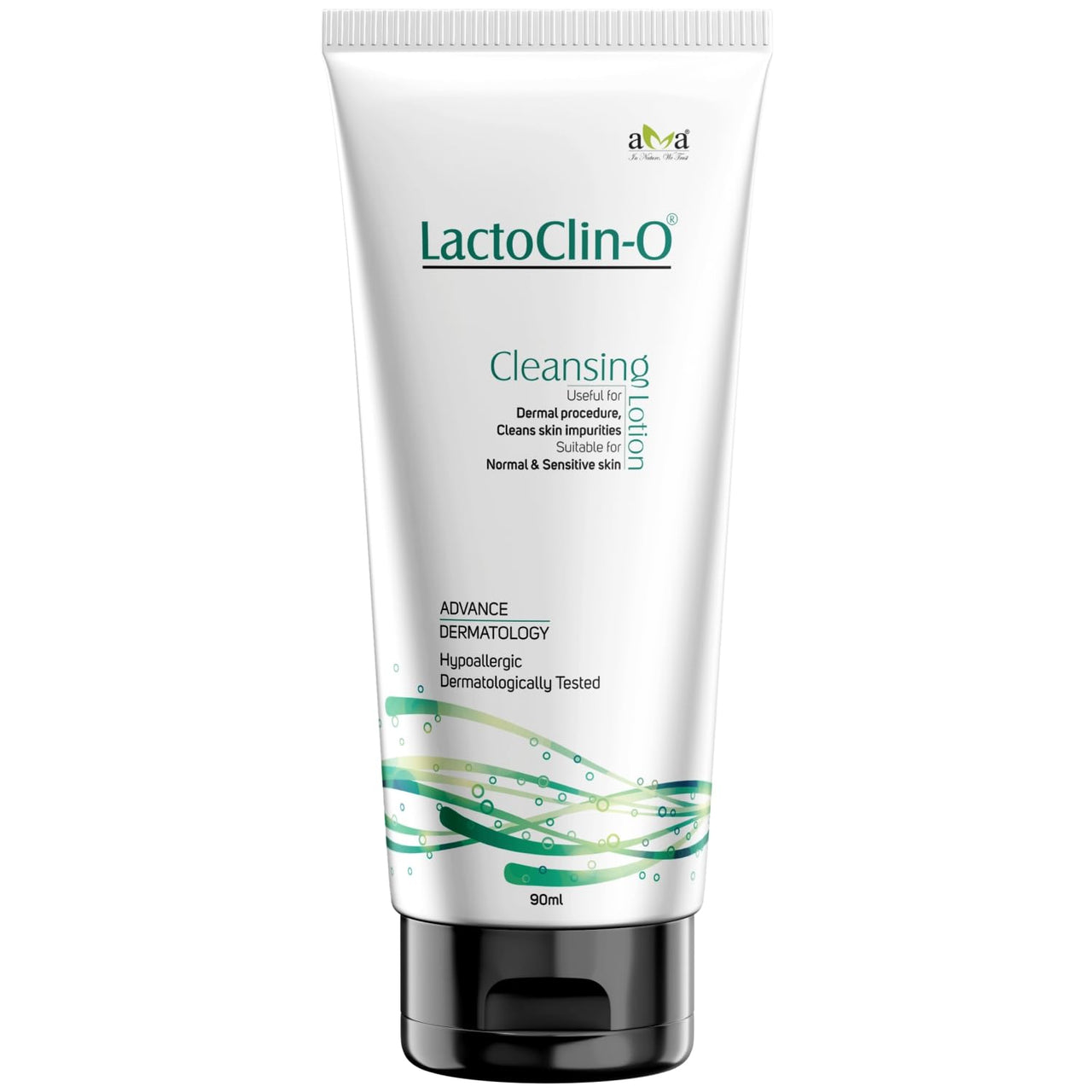 Vegetal LactoClin-O Cleansing Lotion, Hypoallergenic Face Wash for Normal & Sensitive Skin, 90 ml Pack of 2