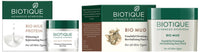 Biotique Bio Milk Protein Whitening & Rejuvenating Face Pack For All Skin Types, 50g & Bio Mud Youthful Firming & Revitalizing Face Pack For All Skin Types, 75g