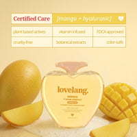 lovelang Mango + Hyaluronic Shampoo | Frizz Control & Hydration Boost | Smoothens & Softens Hair | for Dry, Frizzy Hair| Fruity Mango Scent | 230ml