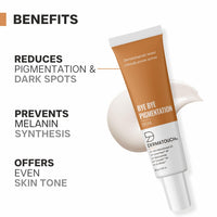 DERMATOUCH Bye Bye Pigmentation Cream || Anti Pigmentation Cream for Women/Men with Niacinamide, B-White, Lime Pearl, OA Hidroxitirosol LD & Tyrostat - 30G