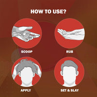 Set Wet Hair Wax For Men - Glaze Wax, 60g | Healthy Shine, Strong Hold, Restylable Anytime, Easy Wash off | No Paraben, No Sulphate, No Alcohol