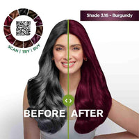 Garnier, Hair Colouring Creme, Long-lasting Colour, Smoothness & Shine, Color Naturals, Shade: 3.16 Burgundy, 70ml + 60g