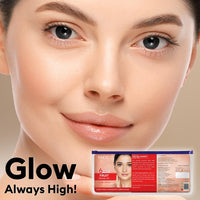 VLCC Salon Series Fruit Facial Kit - ( 6 Facials ) - 300g | At Home Fruit Facial | Tightens Skin, Lightens Dark Spots & Brightens Skin Tone | Papaya, Cucumber, Peach, Orange & Green Apple.