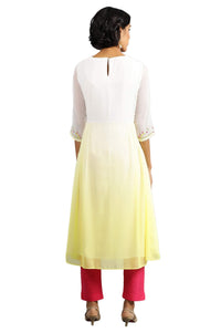 Wishful Women's  Georgette Straight Kurta