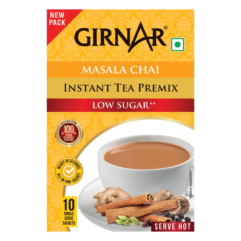 Girnar Instant Premix With Masala (10 Sachets Low Sugar)