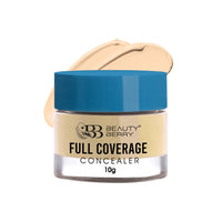 Beauty Berry Full Coverage Concealer, Easy to Blend, Ultra Lightweight & Long Lasting Concealer | Creamy Texture, Highly Pigmented, Waterproof Concealer for Face Makeup (LIGHT FAIREST-06, 1)