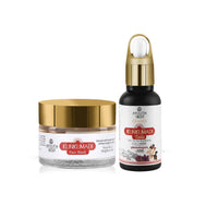 Ayouthveda Kunkumadi Face Mask 50g & Kunkumadi Taila Facial Oil 30ml Combo Pack Nourishes & Brightening Dull Skin Glowing Skin, Skin Whitening/Brightening Face Mask for Women & Men Beauty Facial Oil