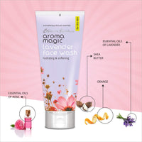 Aroma Magic Face Wash 100 ml (Lavender) & Aroma Magic Almond Moisturishing Lotion, 200ml