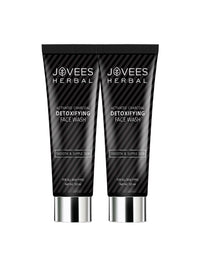 Jovees Herbal Activated Charcoal Detoxifying Face Wash For Smooth & Supple Skin Oily & Acne Prone Skin 120 ML (Pack Of 2)