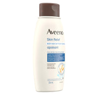Aveeno Skin Relief Fragrance-Free Body Wash with Oat to Soothe Dry Itchy Skin, Gentle, Soap-Free & Dye-Free for Sensitive Skin, 12 fl. oz