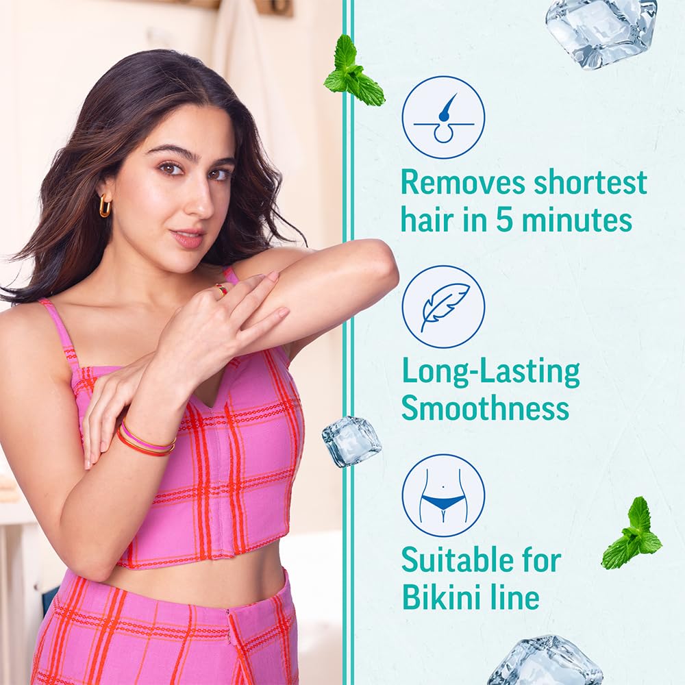 Veet Pure Hair Removal Cream for Women For Dry To Normal Skin - 50g | Suitable for Legs, Underarms, Bikini Line, Arms