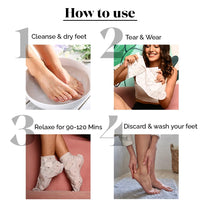 LuxaDerme Peeling & Exfoliating Foot Mask for Baby Soft Feet | Removes Dry Skin & Hard Calluses | Hydrates Dry Feet (Pack of 2)