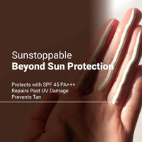 Neude SPF 45 Sunscreen 50 ml PA+++ No White Cast with Milk, Zinc Oxide and Avocado Oil, Broad-Spectrum Daily Moisturizer for Men and Women Blue Light Protection Repairing Paraben-Free