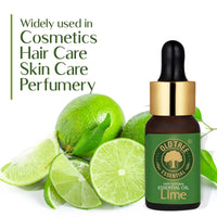 Old Tree Pure Lime Essential Oil for Skin, Hair, Diffuser, Candle Making (15ml) - Undiluted and Natural Perfume Oil with Dropper for Fragrance, Stress Relief and Aromatherapy