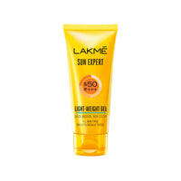Lakmé 9To5 Vitamin C+ Night Cream for All Skin types with 98% Pure Vitamin C complex, to reduce Skin dullness and Glowing Skin, 50g & Lakmé Sun Expert SPF 50 PA+++ Light Weight Gel Sunscreen, 50 g