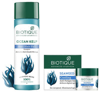 Biotique Bio Seaweed Revitalizing Anti Fatigue Eye Gel, 15g And Biotique Bio Kelp Fresh Growth Protein Shampoo, 190ml