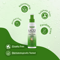 Lacto Calamine Face Toner With Cucumber | 120ml | Deep Pore Cleansing | Open Pores Tightening with Green Tea & 2% Niacinamide For Cool & Hydrated Skin | No Sulphate, No Alcohol, No Parabens