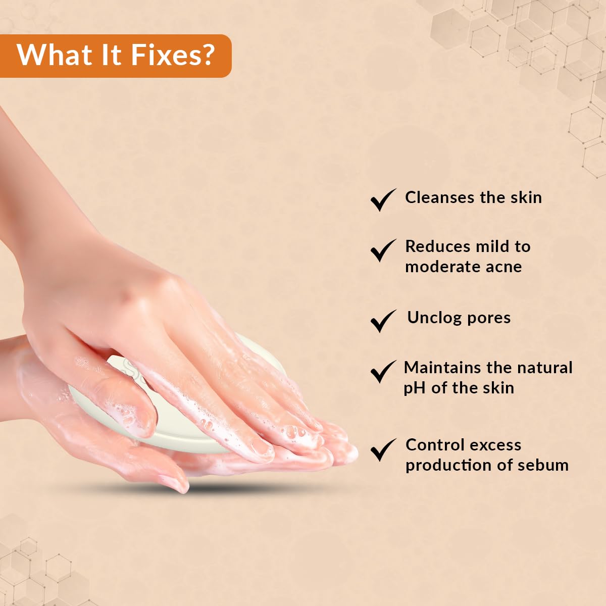 Fixderma Salyzap Soap with Salicylic Acid, Tea Tree Oil & Vitamin E | Acne Soap for Acne-Prone & Oily Skin (75, Salicylic Acid)