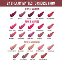 Insight Cosmetics Crème Matte Mousse|Creamy Mousse Lipstick | Lasts 12 Hours | Waterproof & Smudgeproof (DOLL)