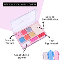 Seven Seas Sunset 10 Pigmented Colors Eyeshadow Palette| Long Wearing And Easily Blendable Eye Makeup Palette | Multicolor - 24.4Gm | Matte,Shimmery & Metallic Finish (Natural)