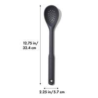 OXO Good Grips Silicone Slotted Spoon, us:one size, Peppercorn
