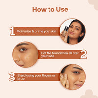 The Derma Co 2% Niacinamide High Coverage Matte Foundation With 1% Hyaluronic Acid & Spf 40 Pa+++ For 12 Hour Long Stay & Oil Control - 06 Beige, All