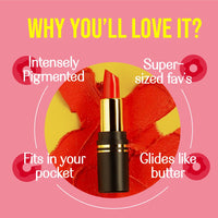 LoveChild Masaba Full Pocket Lipstick, Rustic Brown Matte Bullet Lipsticks For Women, Hydrating & Nourishing With Long lasting Formula Upto 6-Hours, Nimbu Pani 2.0, 4g