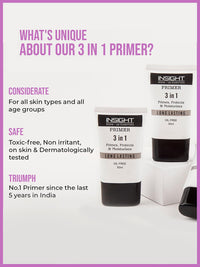 Insight Cosmetics 3in1 Oil Free Primer 10ml