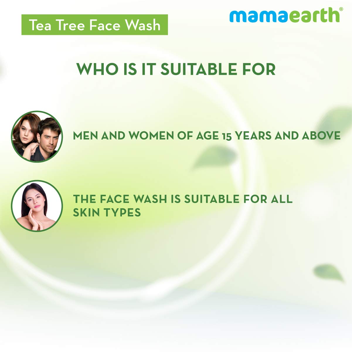 Mamaearth Tea Tree Oil Control Face Wash | Controls Acne & Pimples | Removes Excess Oil | For Oily and Sensitive Skin | For Men & Women | 250 ml