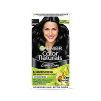 Garnier Skin Naturals, Day Cream, Bright Complete Vitamin C Serum Cream, 45 g & Garnier, Hair Colouring Creme, Long-lasting Colour, Shade: 1 Natural Black, 70ml + 60g