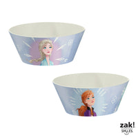 Zak Designs Disney Frozen 2 Kids Dinnerware Set 3 Pieces, Durable and Sustainable Melamine Bamboo Plate, Bowl, and Tumbler are Perfect For Dinner Time With Family (Anna, Elsa, Olaf) 8