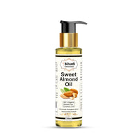 Khadi Omorose Sweet Almond Oil | Cold pressed | For Skin & Hairs | (100 ml)