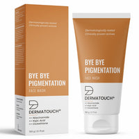 DERMATOUCH Bye Bye Pigmentation Face Wash || Anti Pigmentation Face Wash for Women/Men with Niacinamide, Kojic Acid, & Glutathione -150G