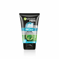 Garnier Men, Face Wash, Balances Oil Level in Skin, OilClear Clay D-Tox, 150 g